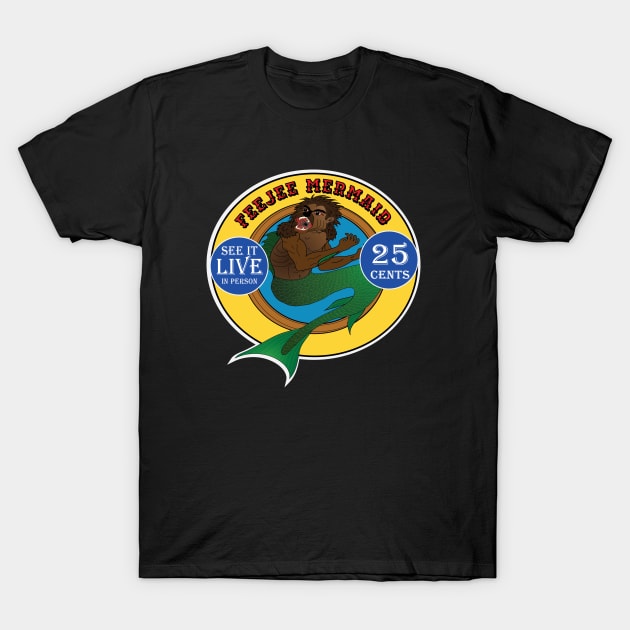 The Feejee Mermaid T-Shirt by MadmanDesigns